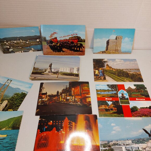 46 Vtg Canadian Postcards Various Provinces - Picture 3 of 12